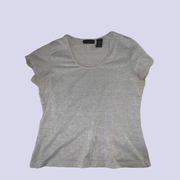 Apostrophe Metallic Top (Vintage/Y2K) - Picture 1 of 5